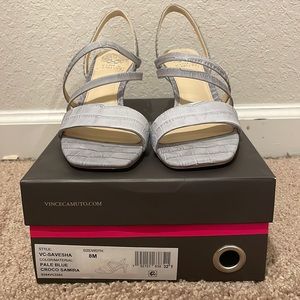 Vince Camino Pale Blue Heels